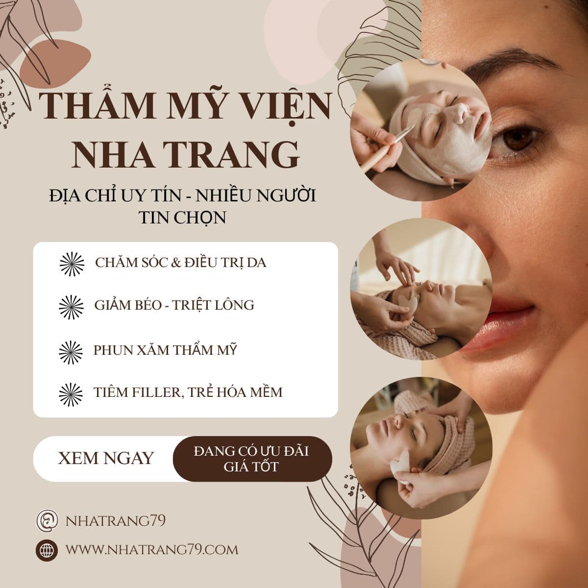 TOP Thẩm Mỹ Viện Nha Trang Uy Tín