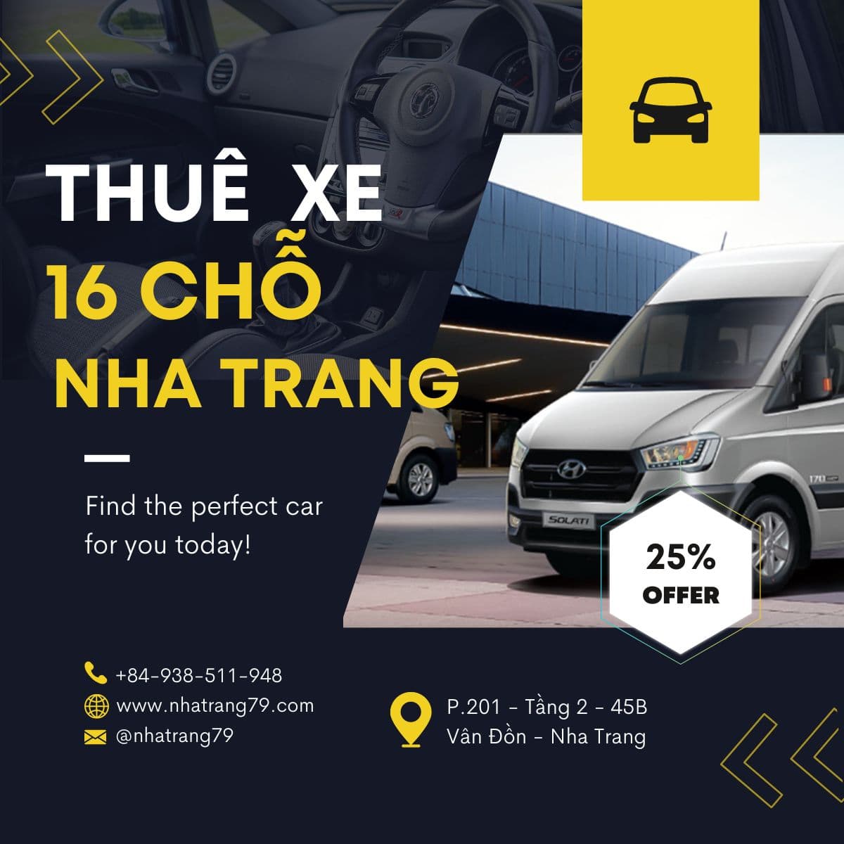 Thuê Xe 16 Chỗ Nha Trang