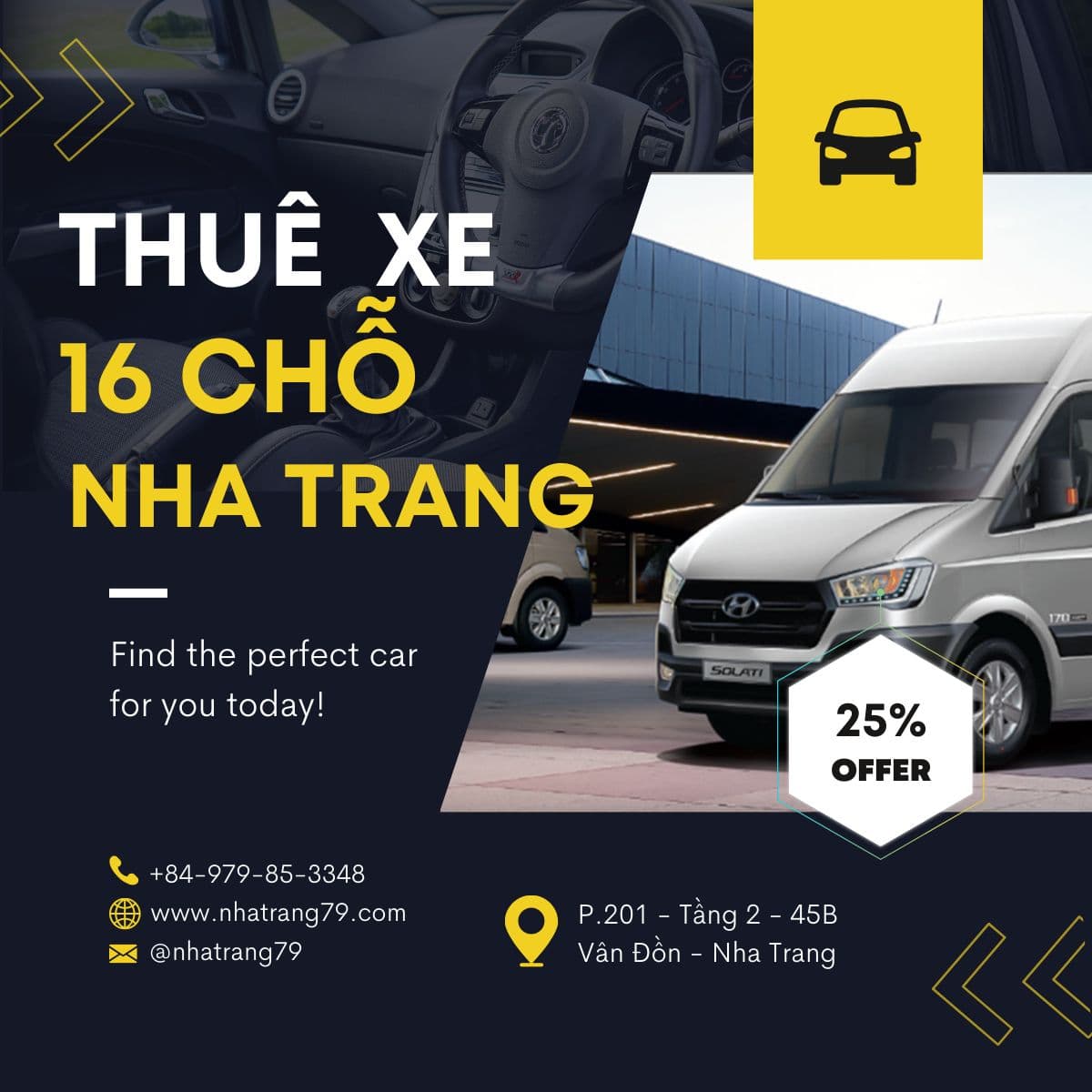 Thuê Xe 16 Chỗ Nha Trang