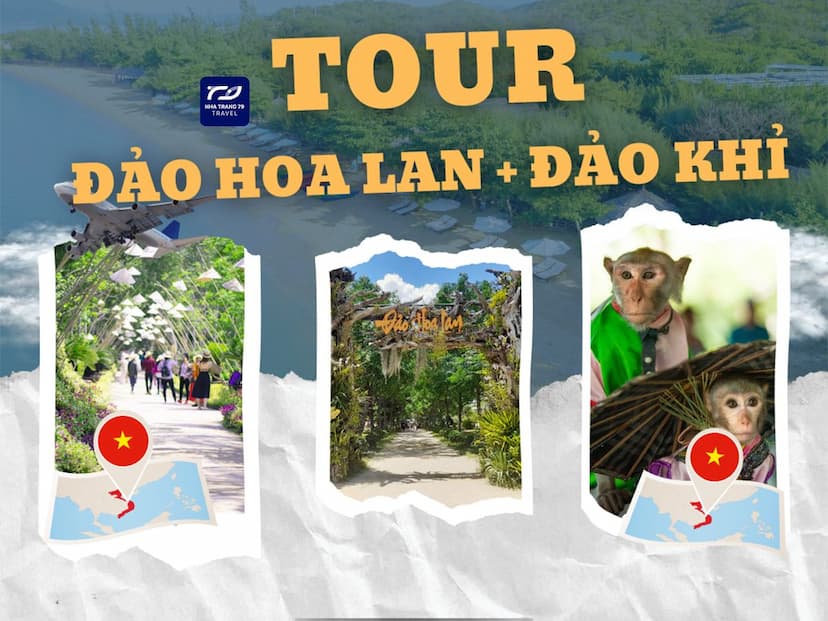 Tour Đảo Hoa Lan + Đảo Khỉ Nha Trang